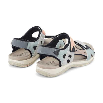 Earth Shoes Skylar Round Toe Lightweight Casual Flat Sandals