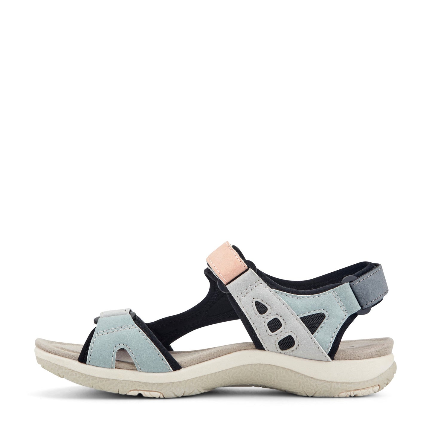Earth Shoes Skylar Round Toe Lightweight Casual Flat Sandals