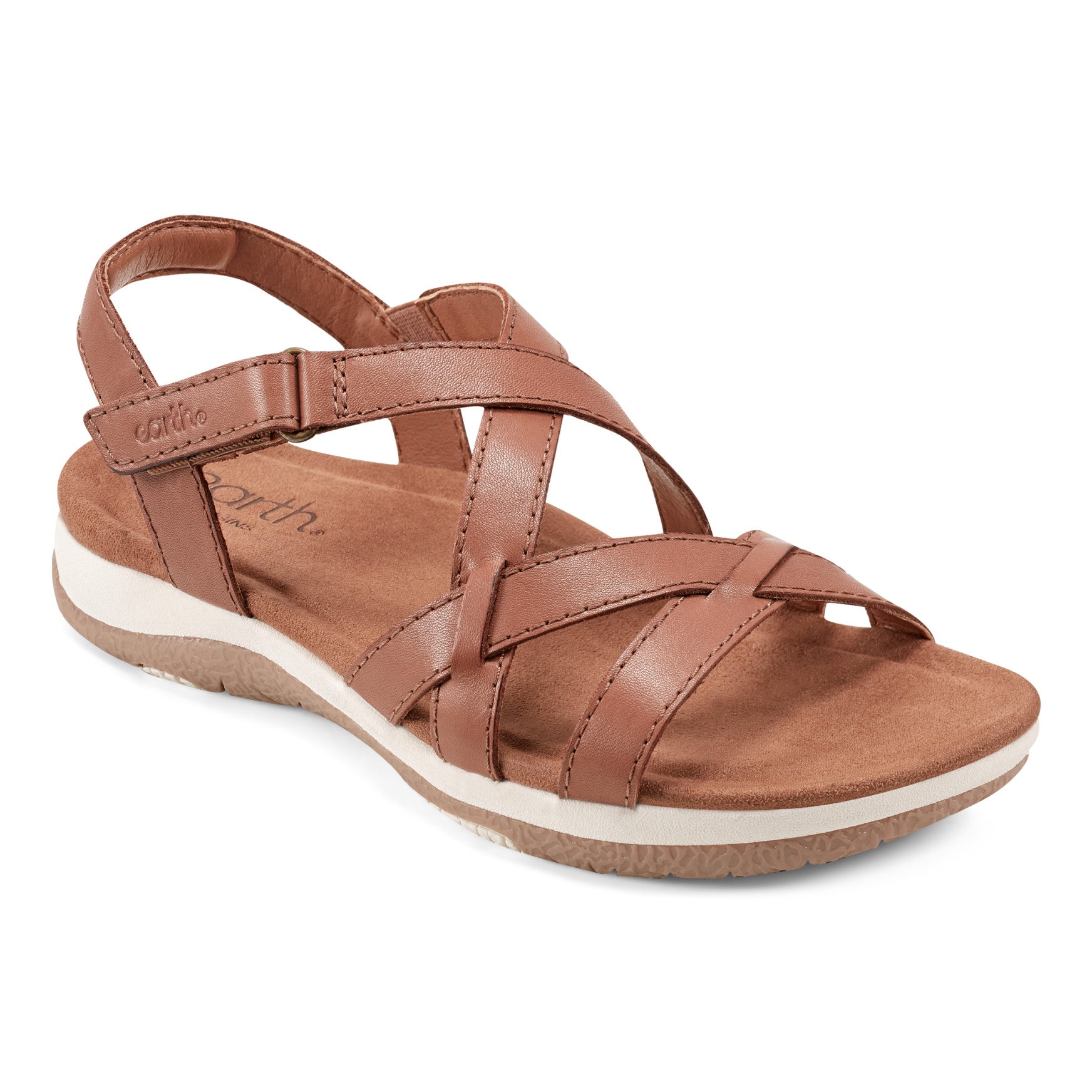 Earth Shoes Sterling Casual Strappy Round Toe Flat Sandals