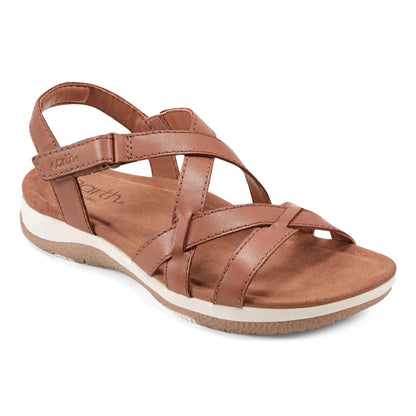 Earth Shoes Sterling Casual Strappy Round Toe Flat Sandals