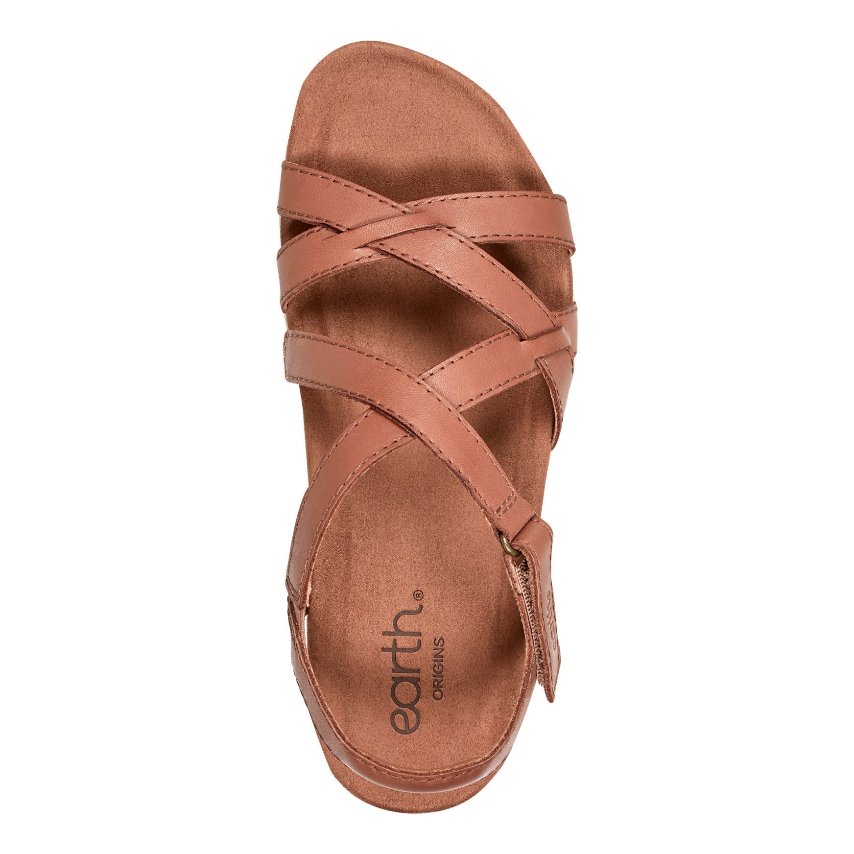 Earth Shoes Sterling Casual Strappy Round Toe Flat Sandals