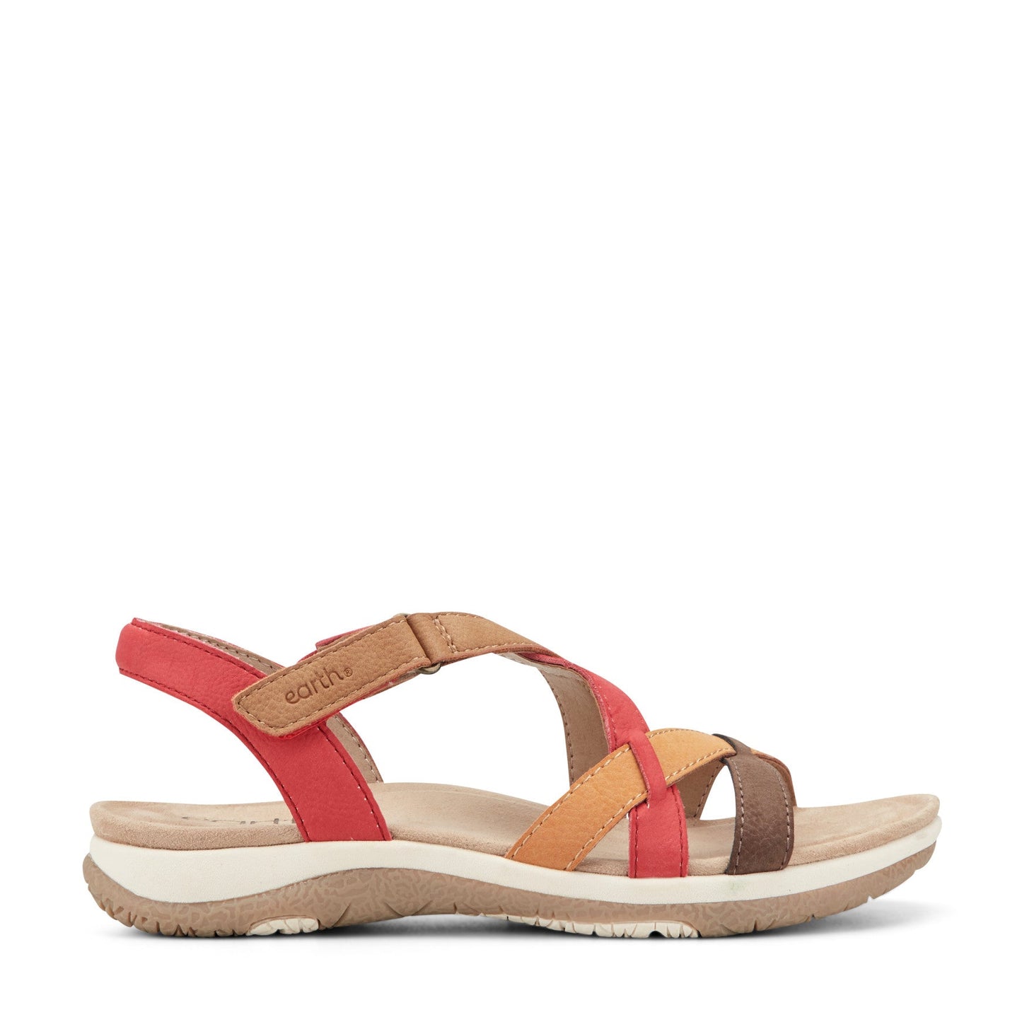 Earth Shoes Sterling Casual Strappy Round Toe Flat Sandals