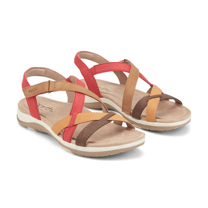 Earth Shoes Sterling Casual Strappy Round Toe Flat Sandals