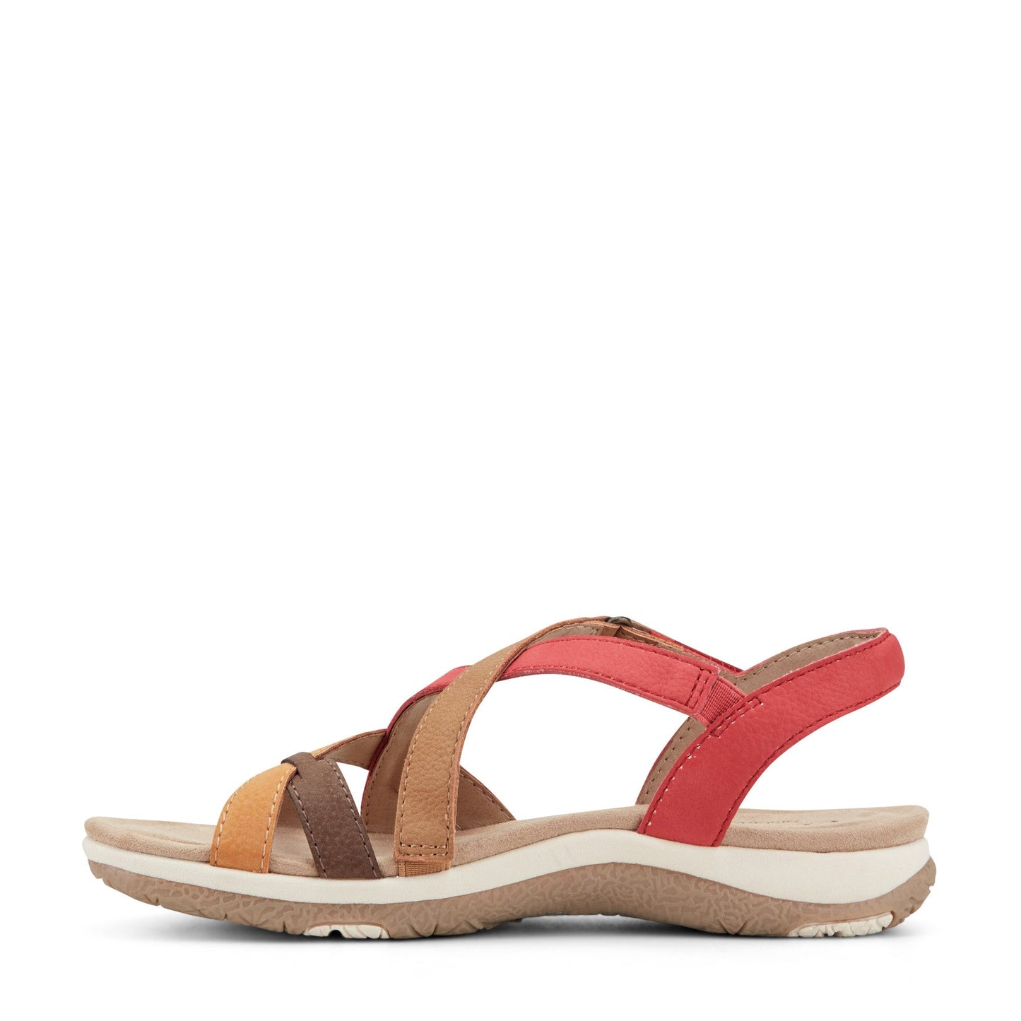 Earth Shoes Sterling Casual Strappy Round Toe Flat Sandals
