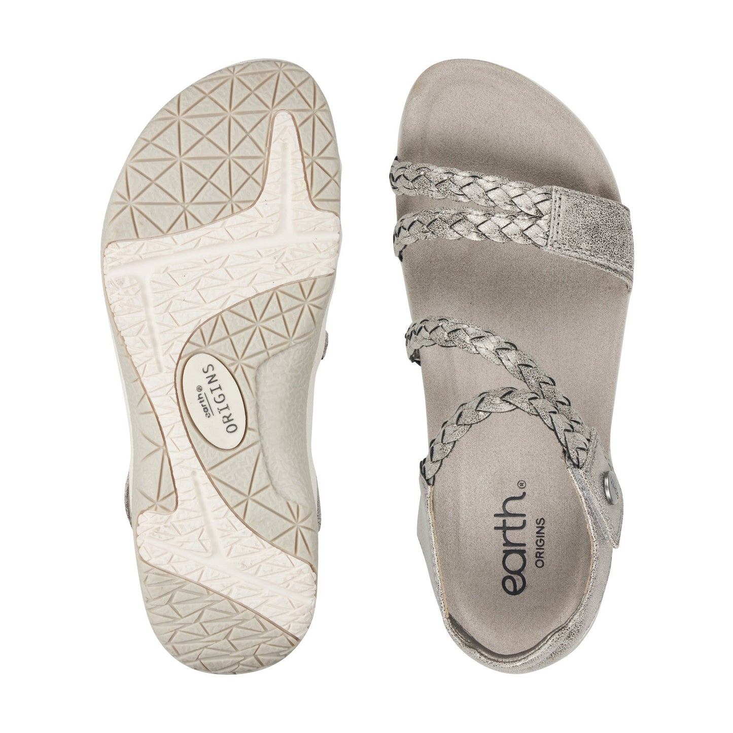 Earth Shoes Stellon Braided Strappy Sandals