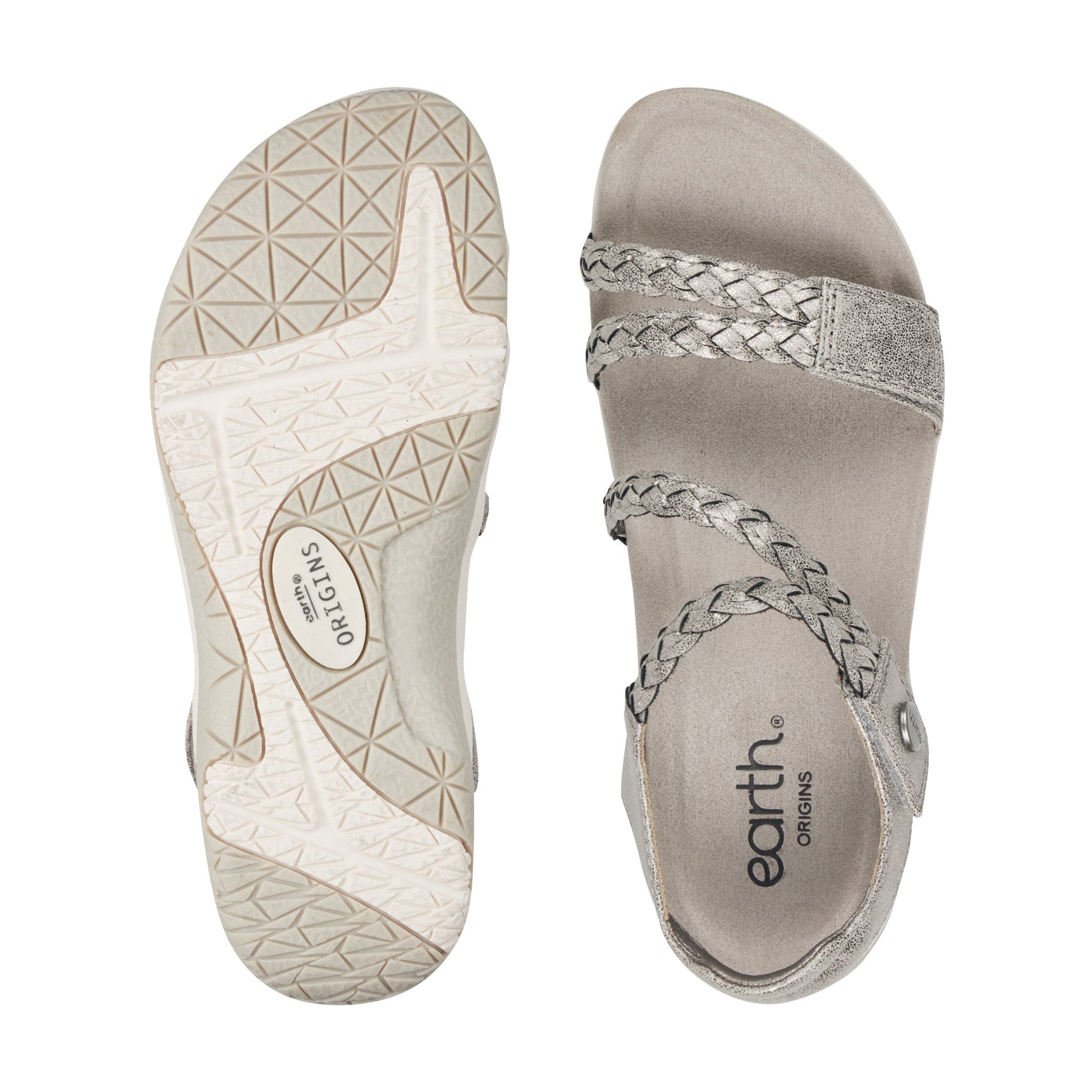 Earth Shoes Stellon Braided Strappy Sandals