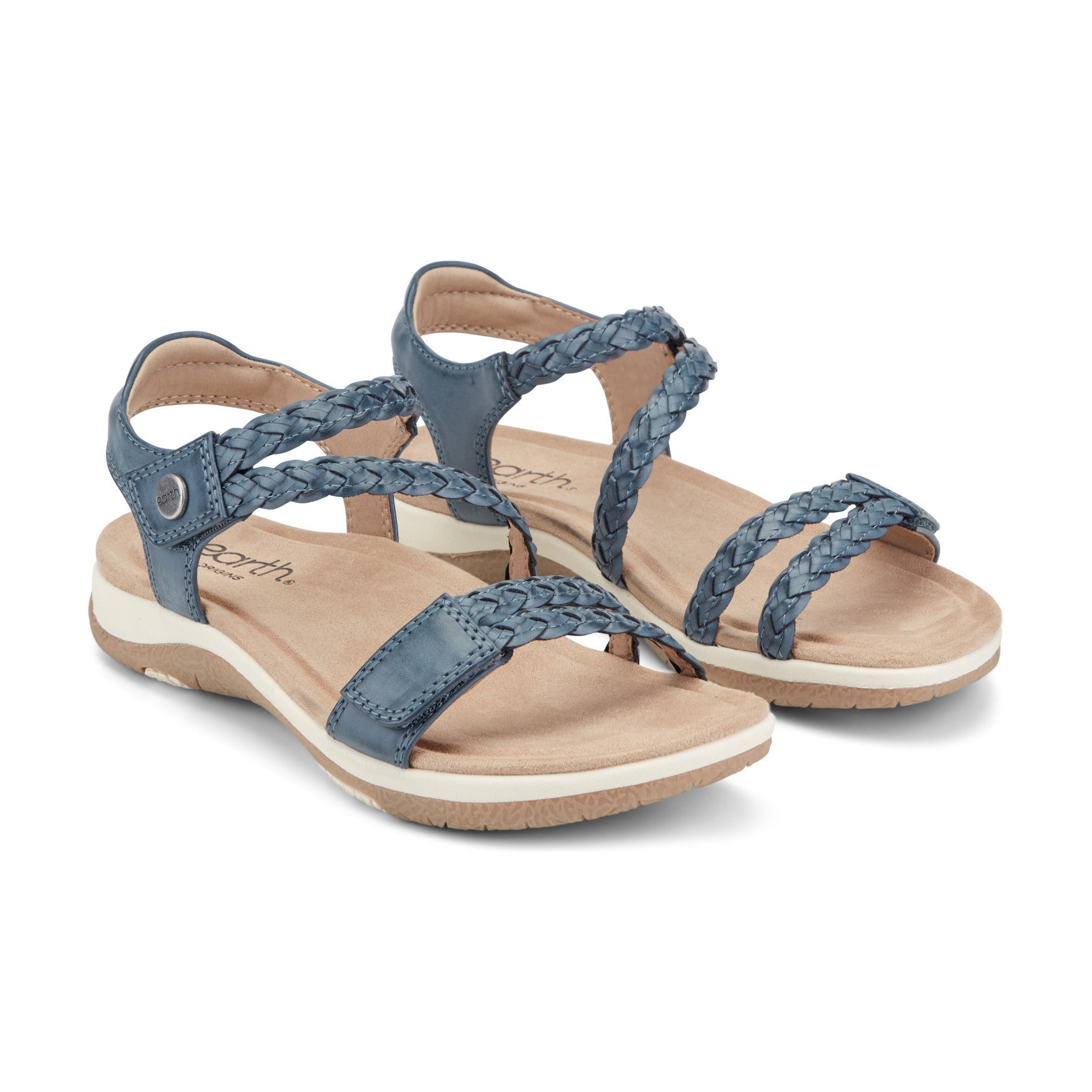 Earth Shoes Stellon Braided Strappy Sandals