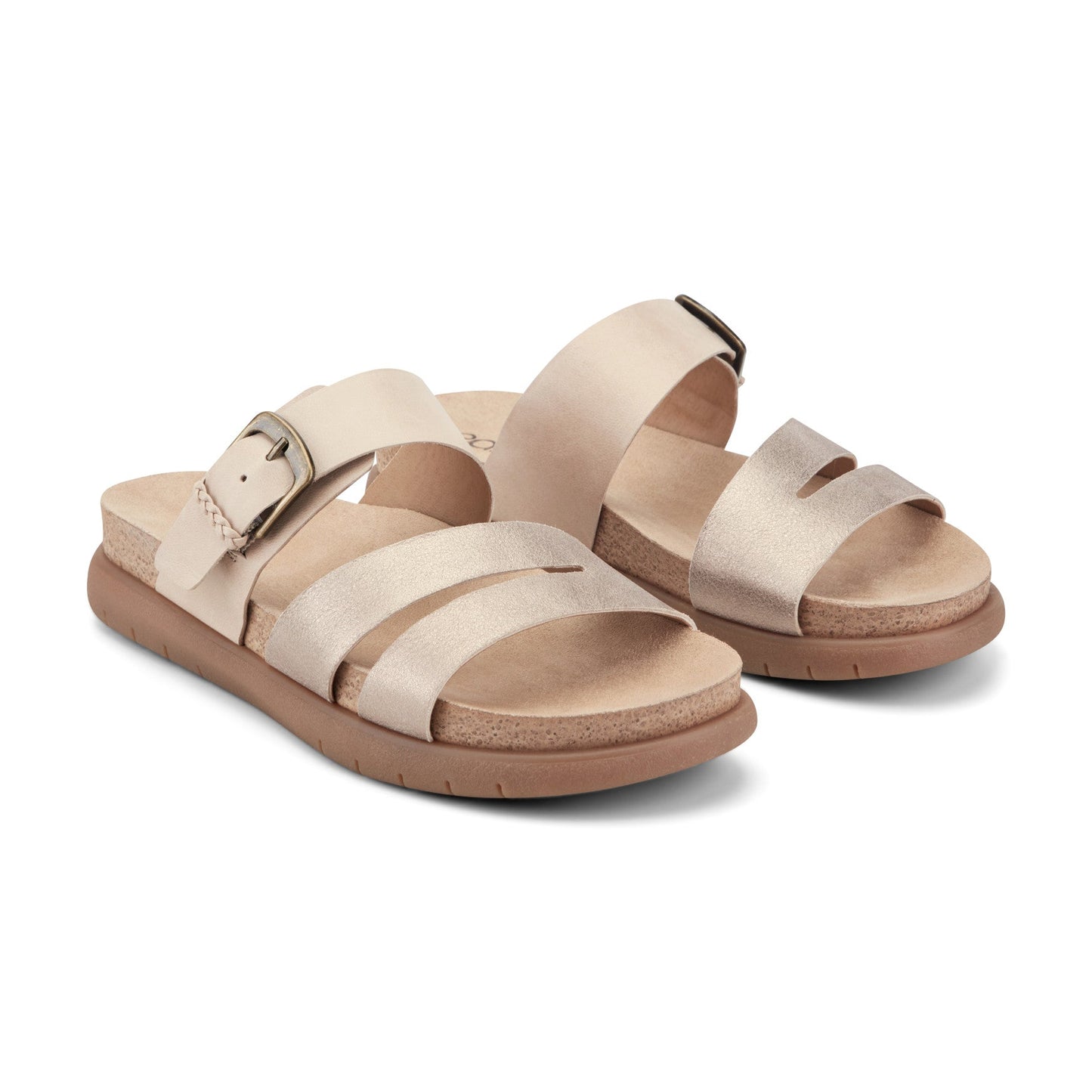 Earth Shoes Ayden Strappy Slip-on Sandals
