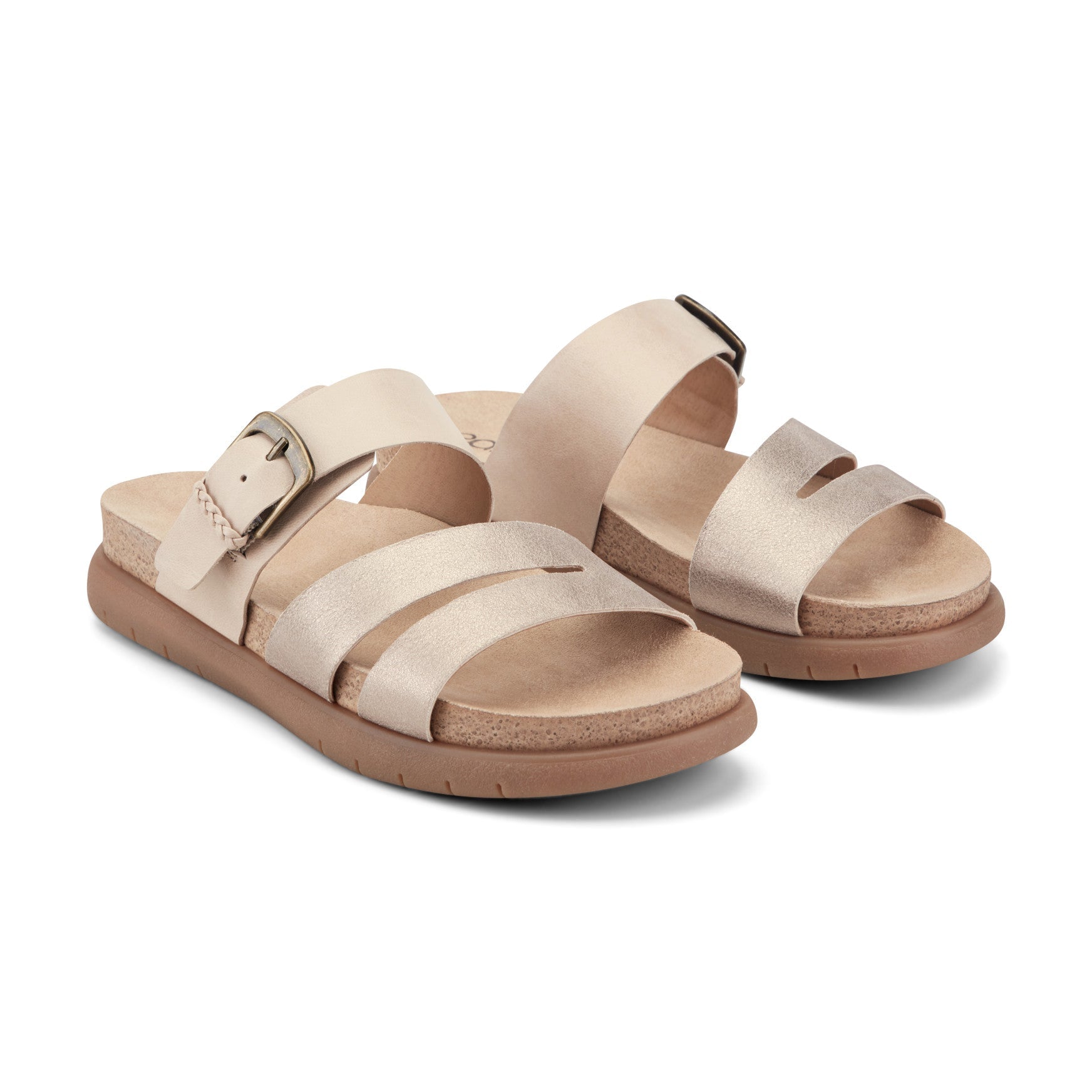 Earth Shoes Ayden Strappy Slip-on Sandals