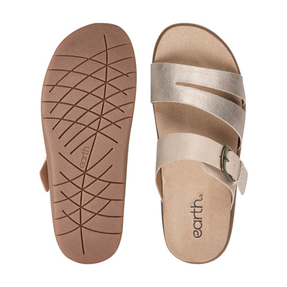 Earth Shoes Ayden Strappy Slip-on Sandals