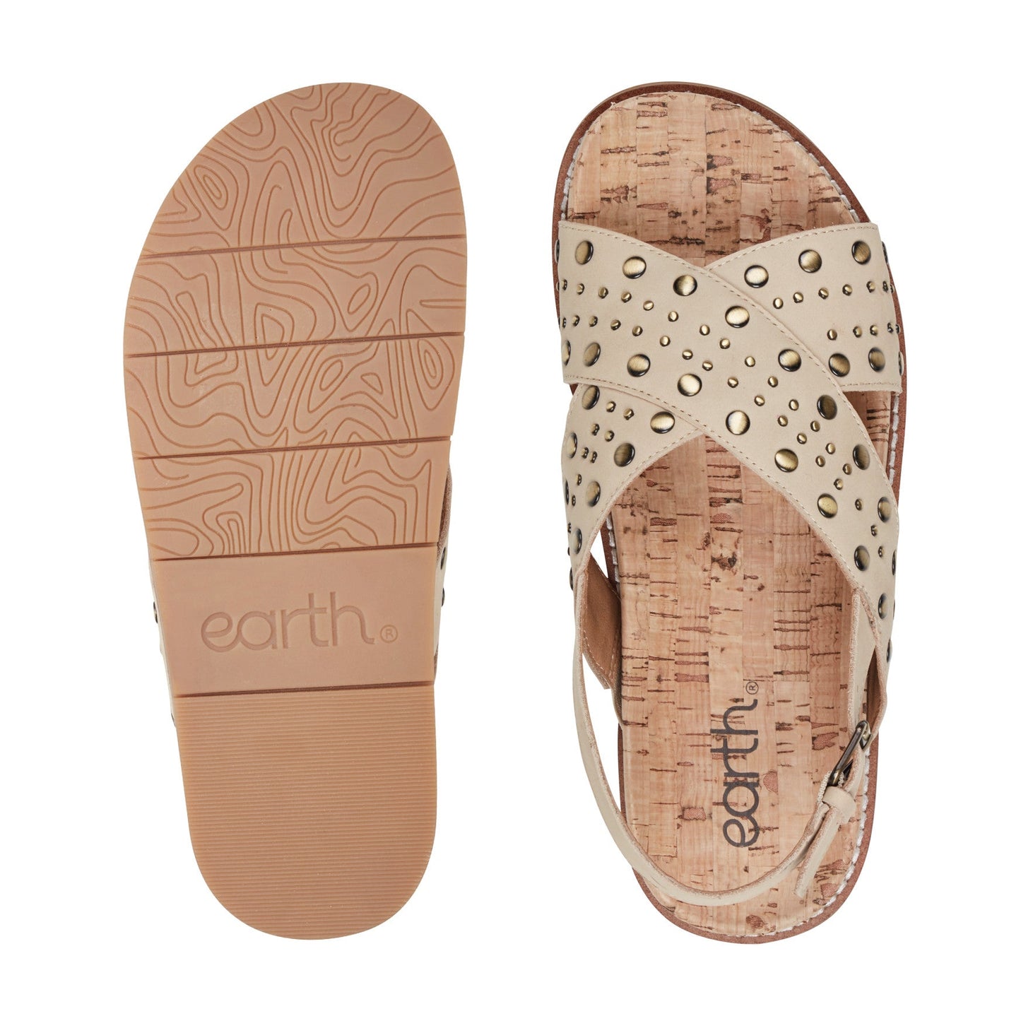 Earth Shoes Ferdie Studded Leather Sandals