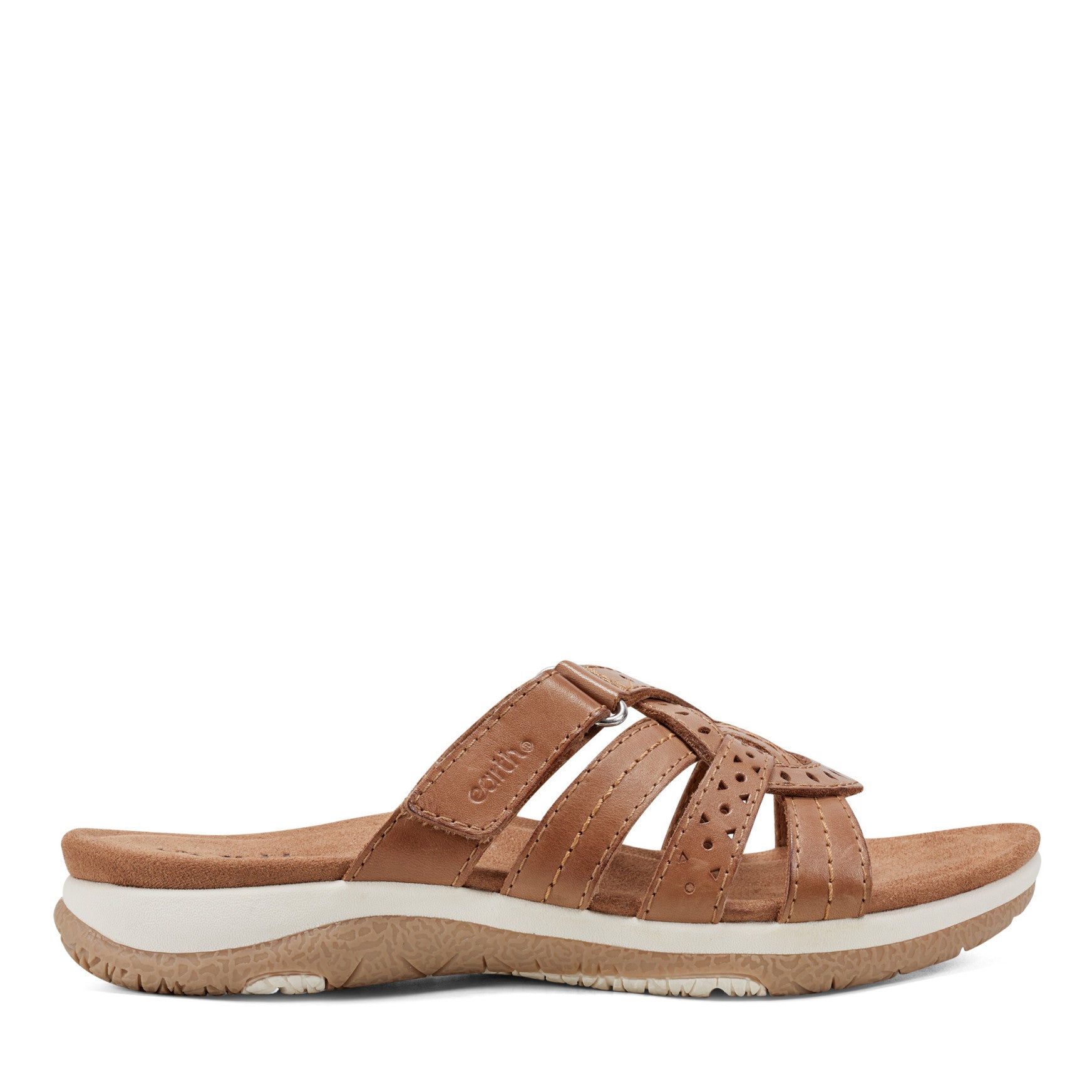 Earth Shoes Sassoni Strappy Casual Slip-On Flat Sandals