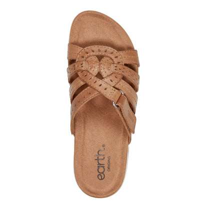 Earth Shoes Sassoni Strappy Casual Slip-On Flat Sandals