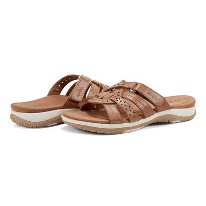Earth Shoes Sassoni Strappy Casual Slip-On Flat Sandals