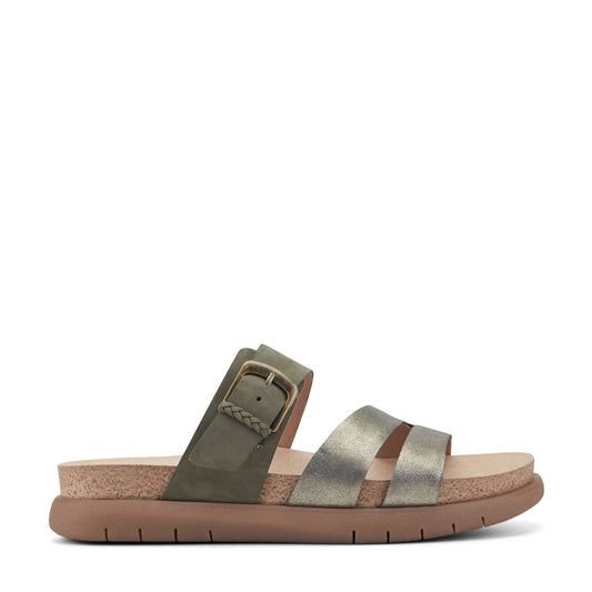 Earth Shoes Ayden Strappy Slip-on Sandals