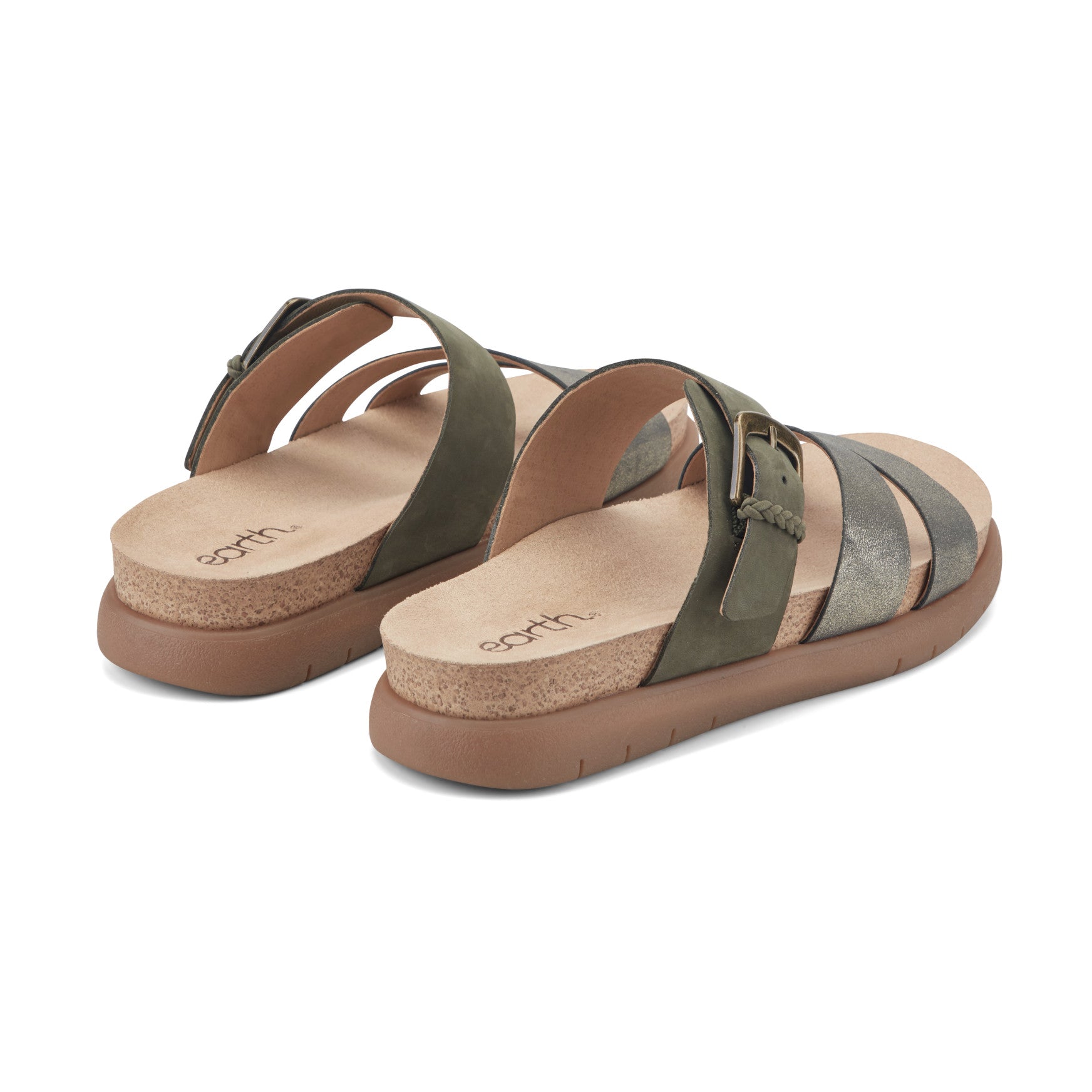 Earth Shoes Ayden Strappy Slip-on Sandals