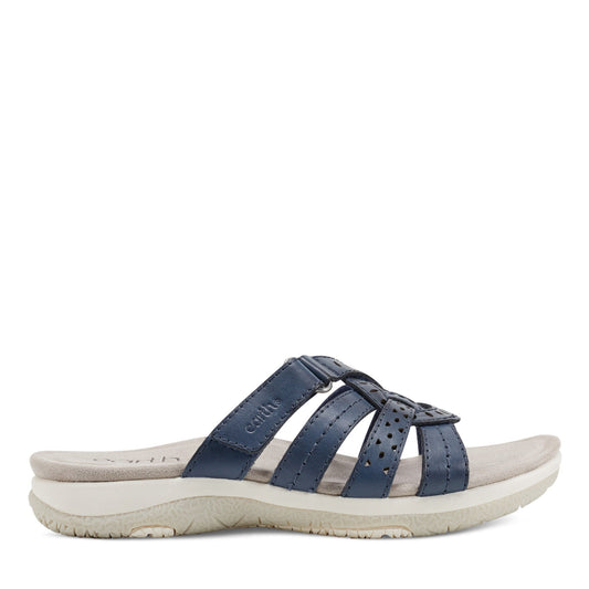 Earth Shoes Sassoni Strappy Casual Slip-On Flat Sandals