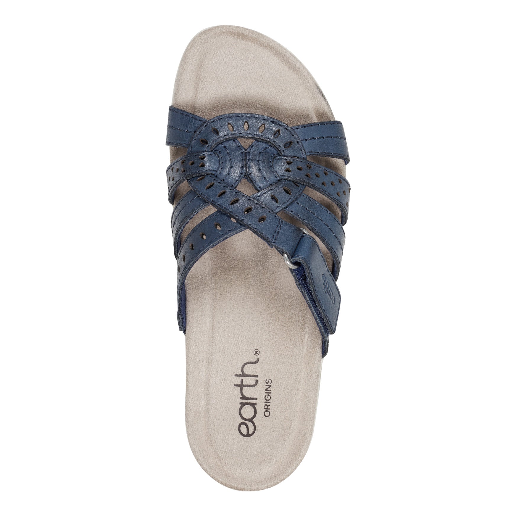 Earth Shoes Sassoni Strappy Casual Slip-On Flat Sandals