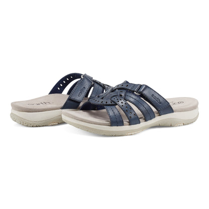 Earth Shoes Sassoni Strappy Casual Slip-On Flat Sandals