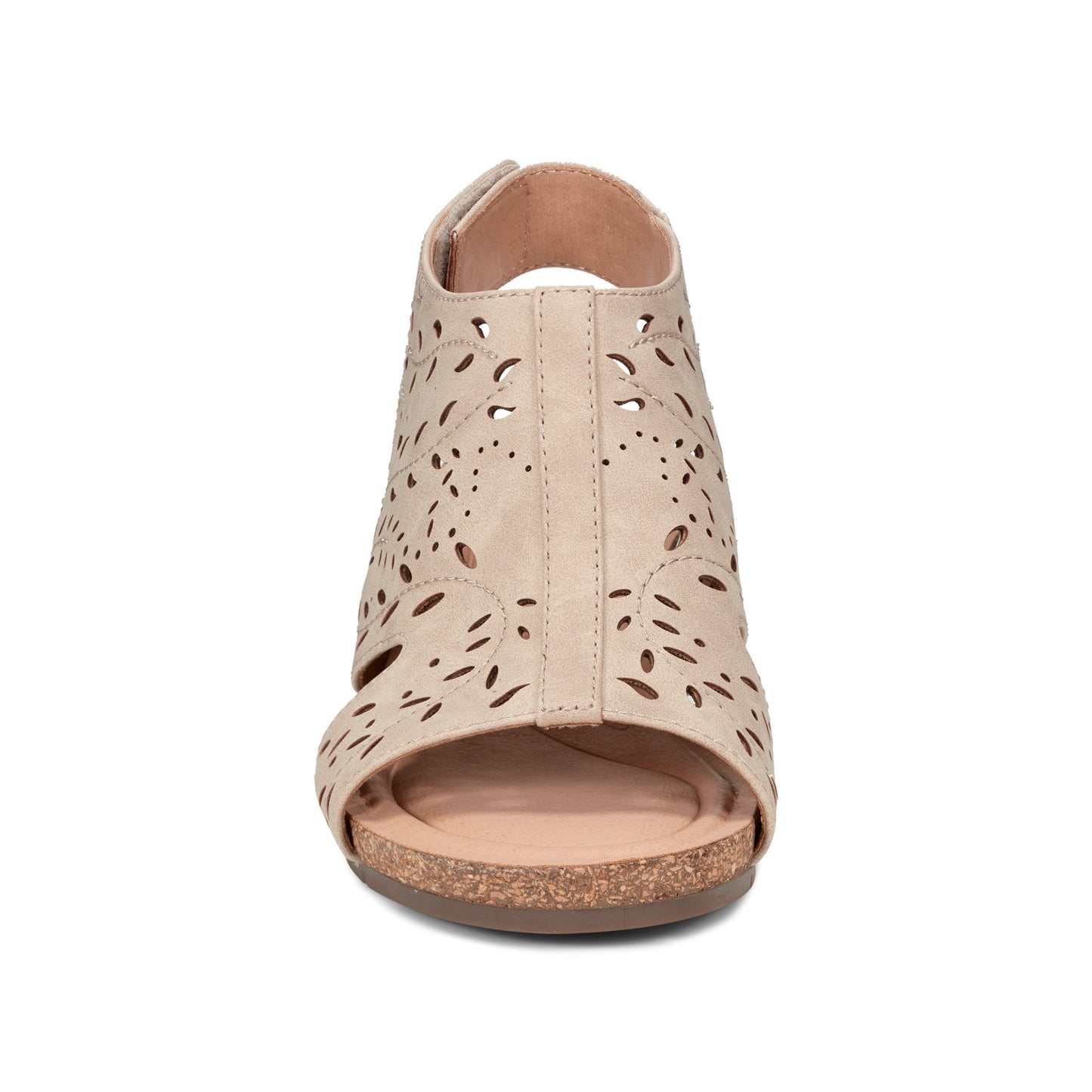 Earth Shoes Halin Round Toe Casual Slingback Wedge Sandals