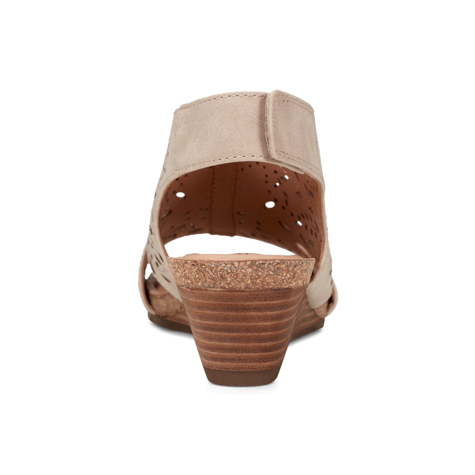 Earth Shoes Halin Round Toe Casual Slingback Wedge Sandals