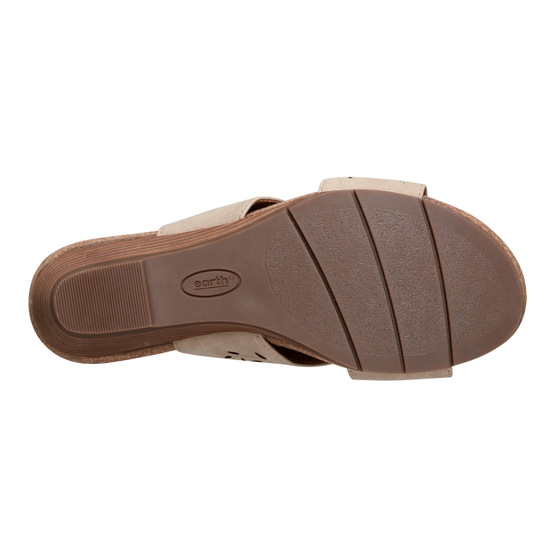 Earth Shoes Halin Round Toe Casual Slingback Wedge Sandals