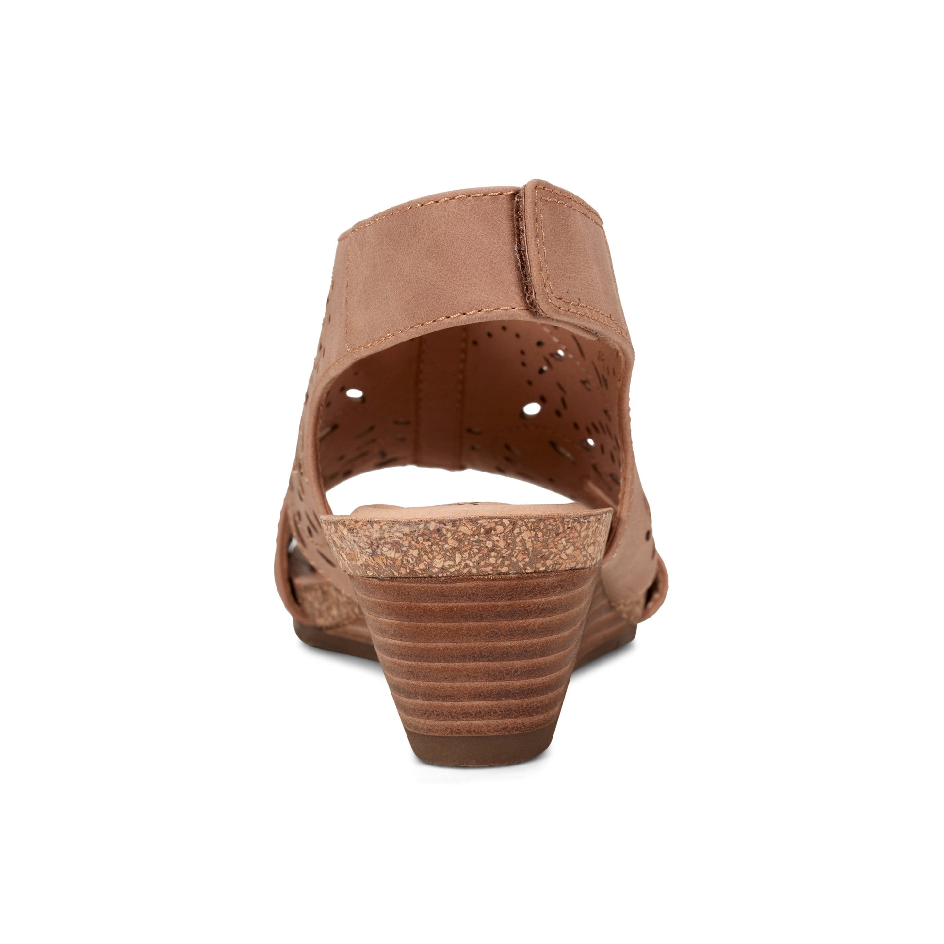 Earth Shoes Halin Round Toe Casual Slingback Wedge Sandals