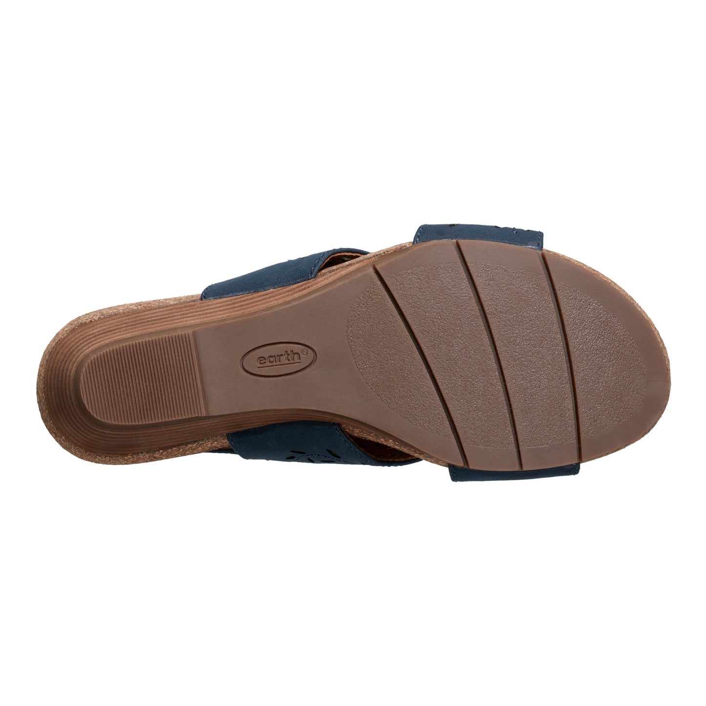 Earth Shoes Halin Round Toe Casual Slingback Wedge Sandals
