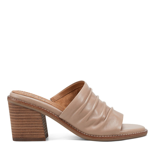 Earth Shoes Adara Ruched Slip-On Dress Sandals