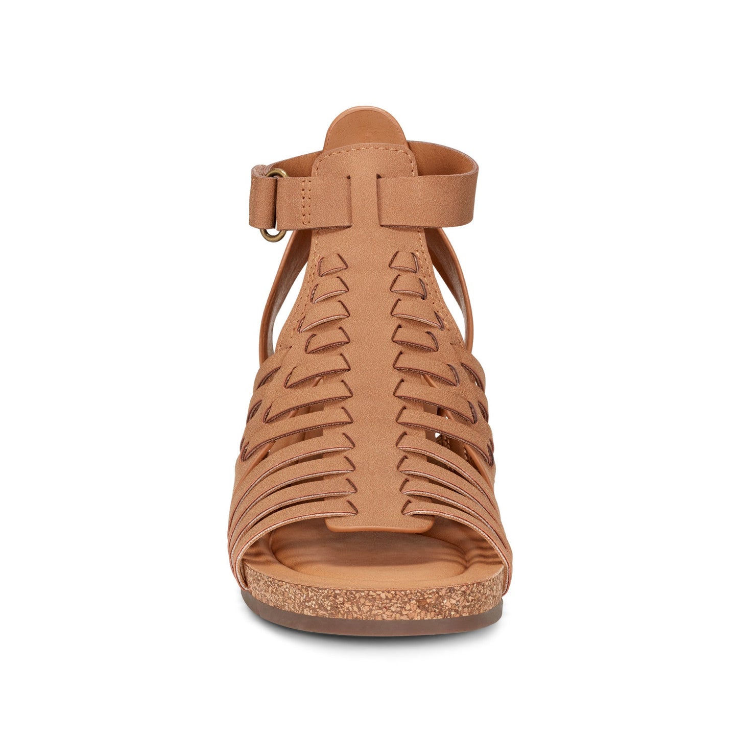 Earth Shoes Hattie Round Toe Strappy Wedge Sandals