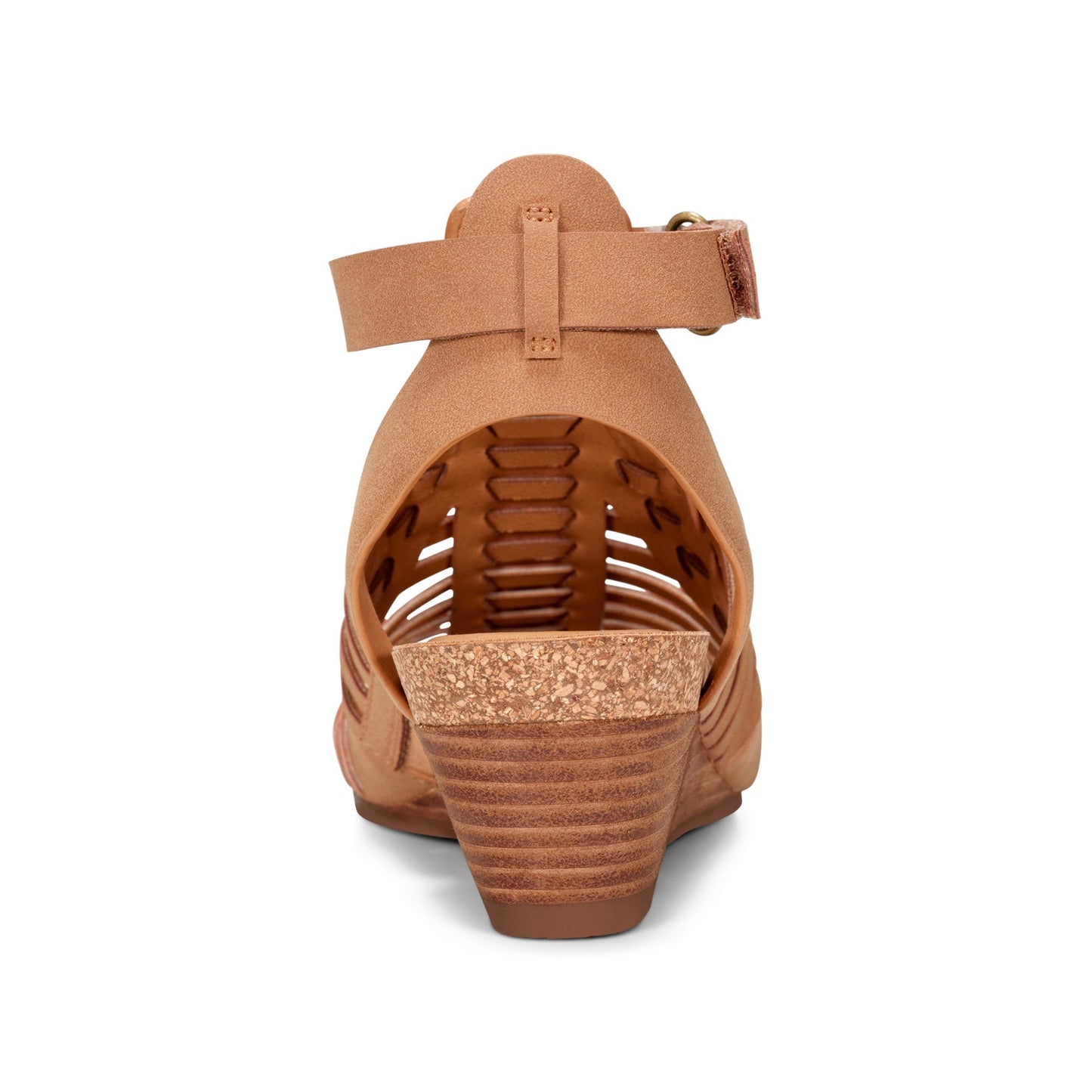 Earth Shoes Hattie Round Toe Strappy Wedge Sandals