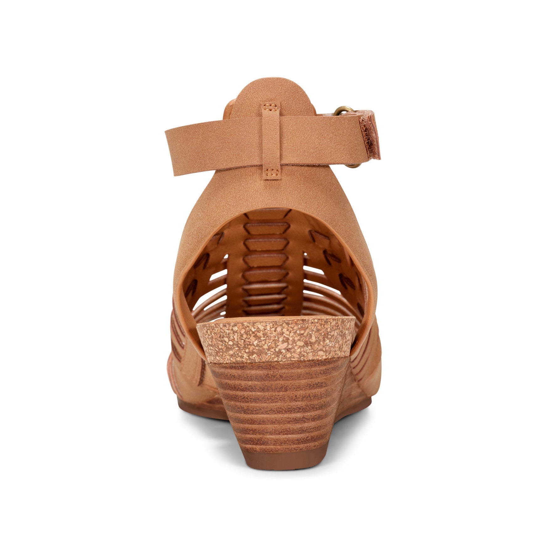 Earth Shoes Hattie Round Toe Strappy Wedge Sandals