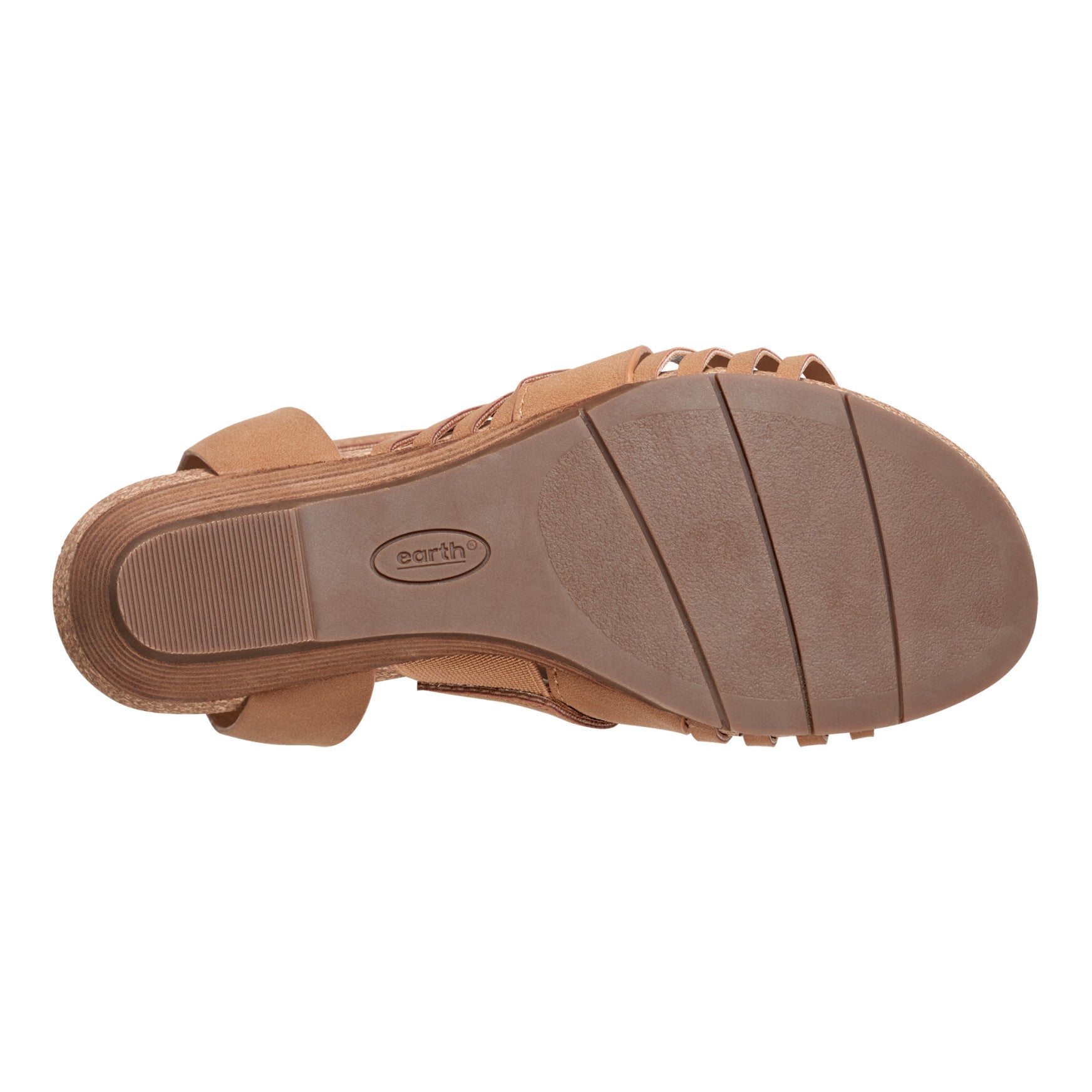 Earth Shoes Hattie Round Toe Strappy Wedge Sandals