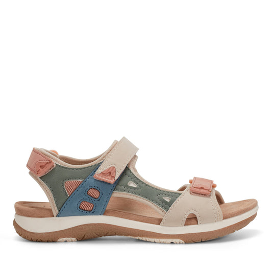Earth Shoes Skylar Round Toe Lightweight Casual Flat Sandals