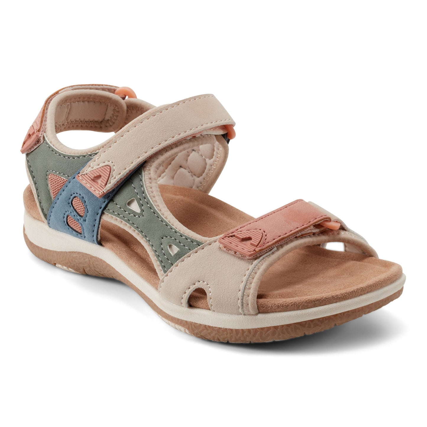 Earth Shoes Skylar Round Toe Lightweight Casual Flat Sandals