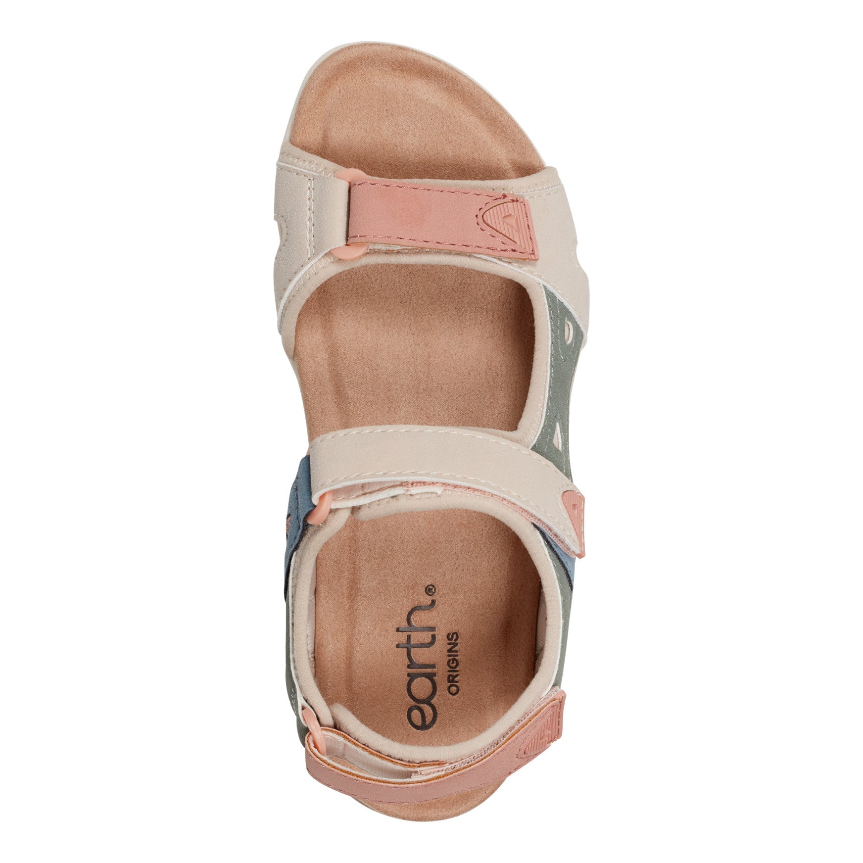 Earth Shoes Skylar Round Toe Lightweight Casual Flat Sandals