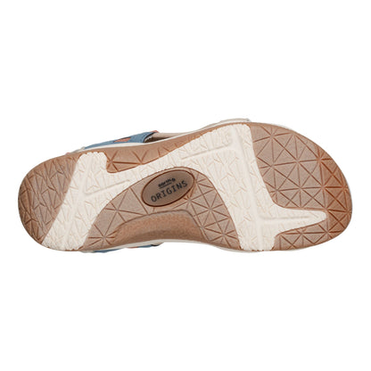 Earth Shoes Skylar Round Toe Lightweight Casual Flat Sandals