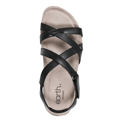 Earth Shoes Sterling Casual Strappy Round Toe Flat Sandals