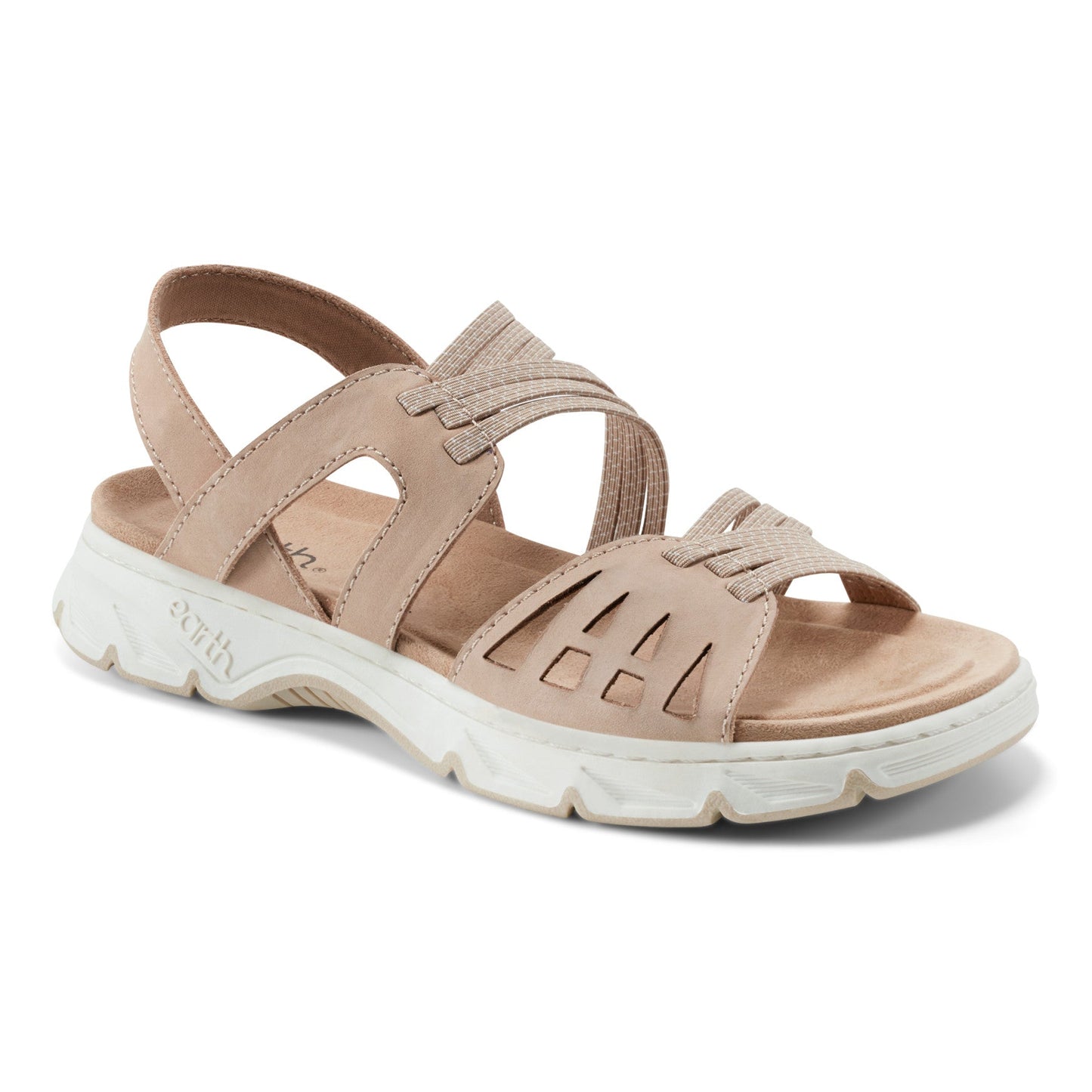 Earth Shoes Vernon Strappy Slingback Casual Flat Sandals