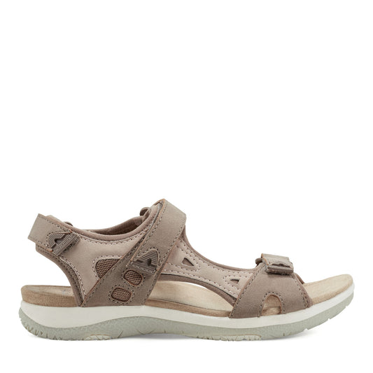 Earth Shoes Skylar Round Toe Lightweight Casual Flat Sandals