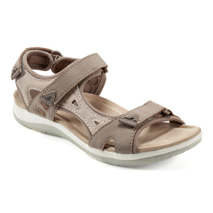 Earth Shoes Skylar Round Toe Lightweight Casual Flat Sandals