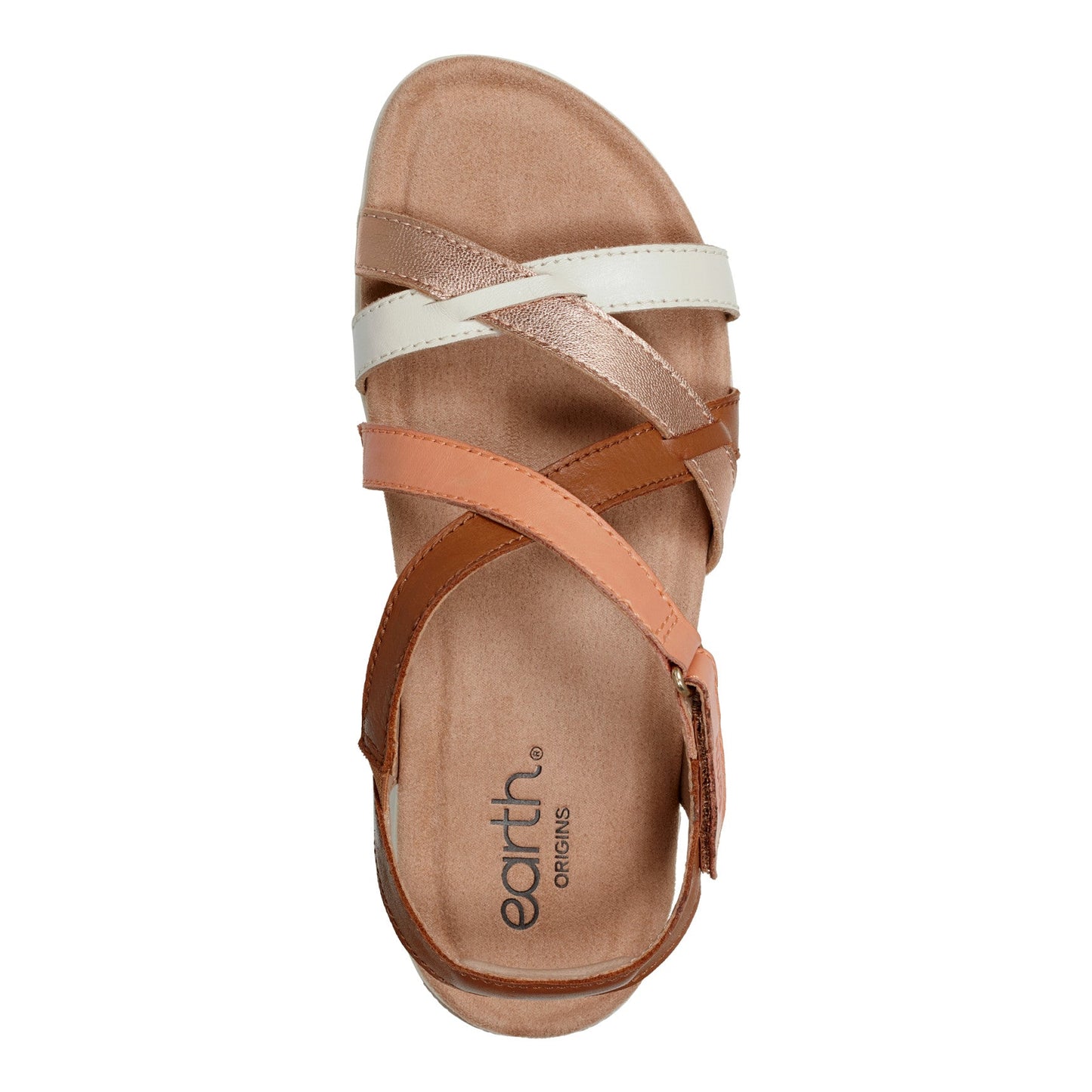 Earth Shoes Sterling Casual Strappy Round Toe Flat Sandals