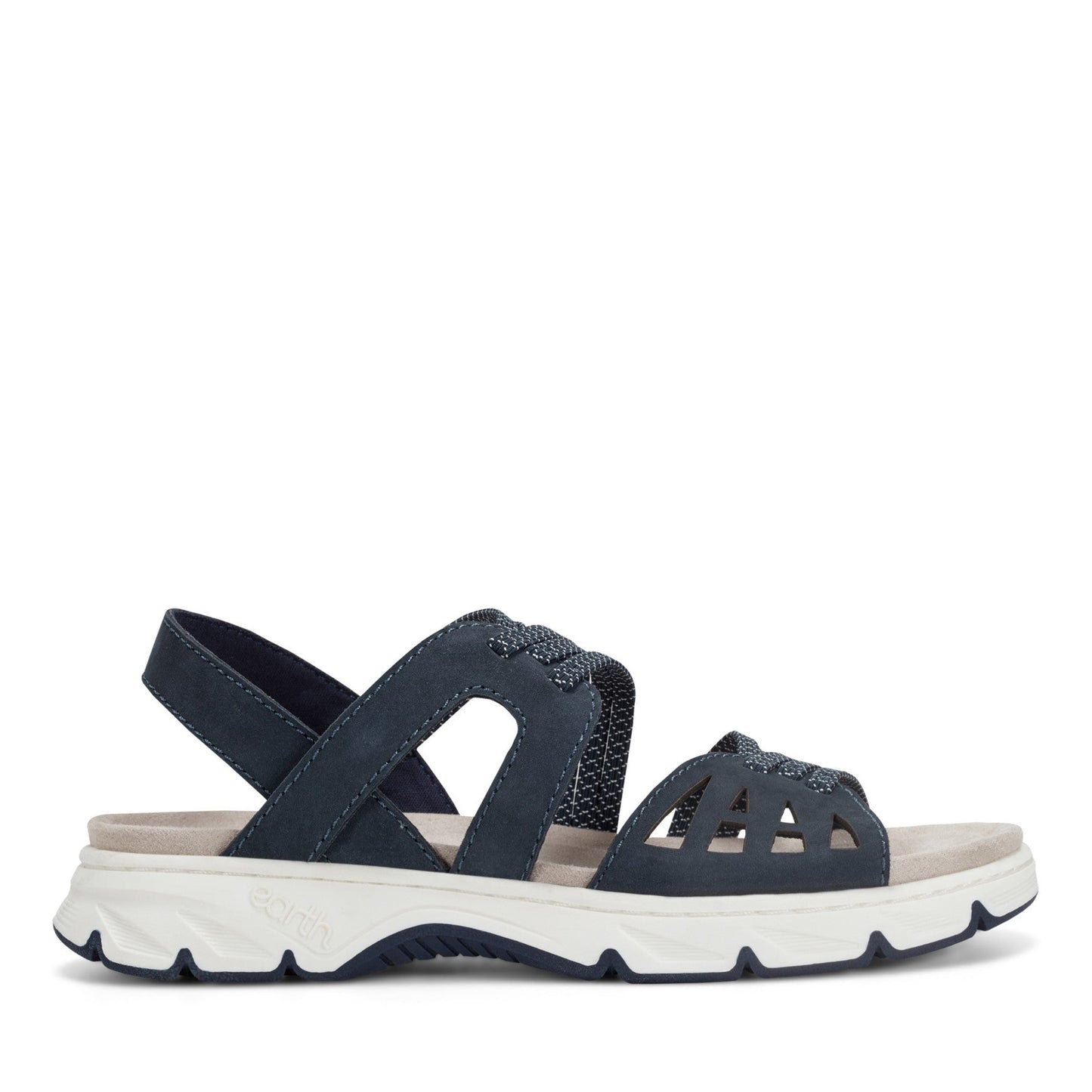 Earth Shoes Vernon Strappy Slingback Casual Flat Sandals