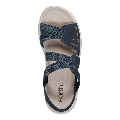 Earth Shoes Vernon Strappy Slingback Casual Flat Sandals