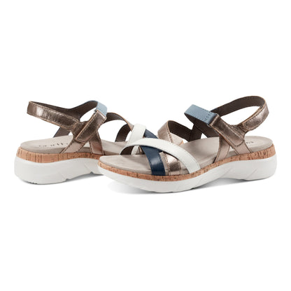 Earth Shoes Rosie Open Toe Strappy Flat Casual Sandals