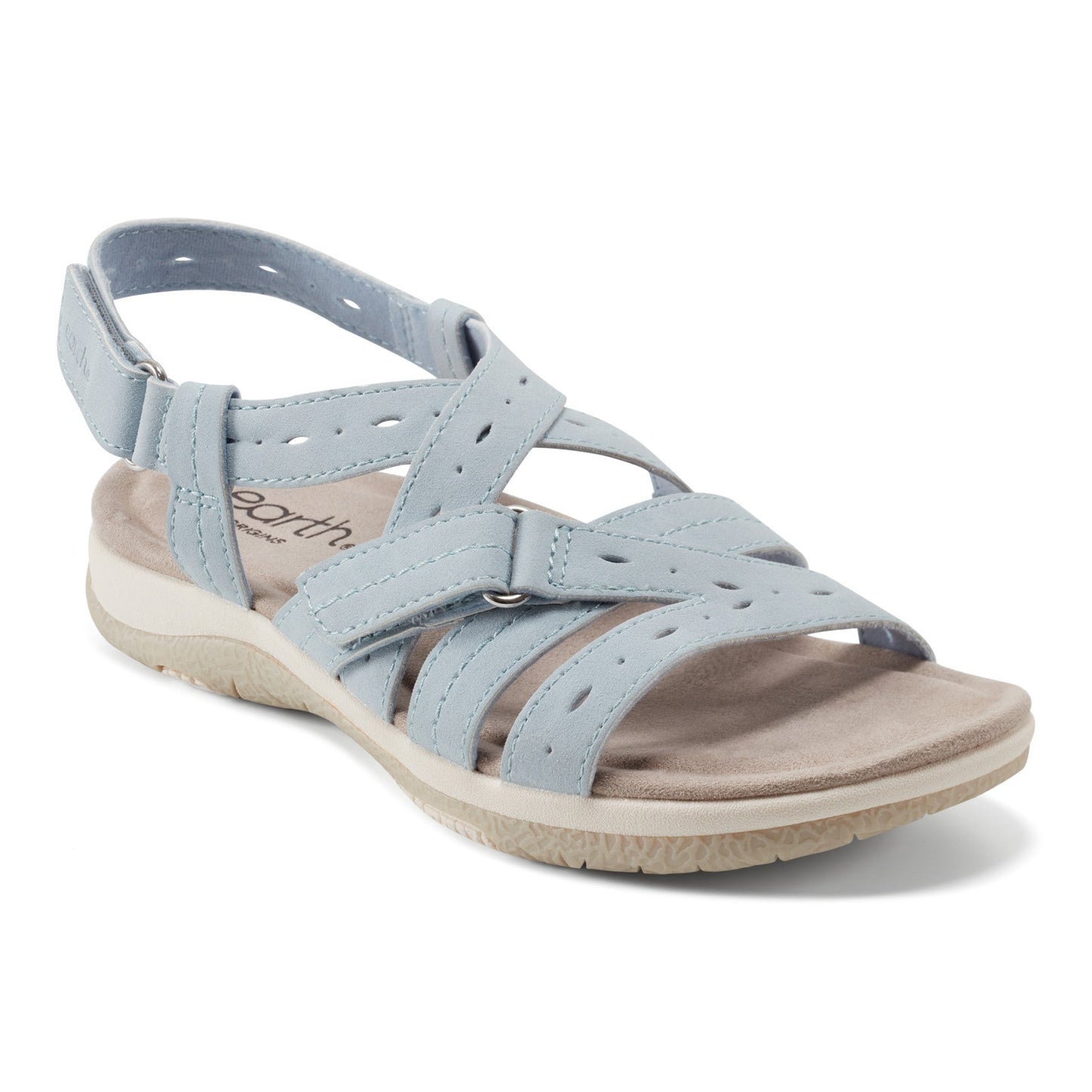 Earth Shoes Samsin Round Toe Strappy Casual Flat Sandals
