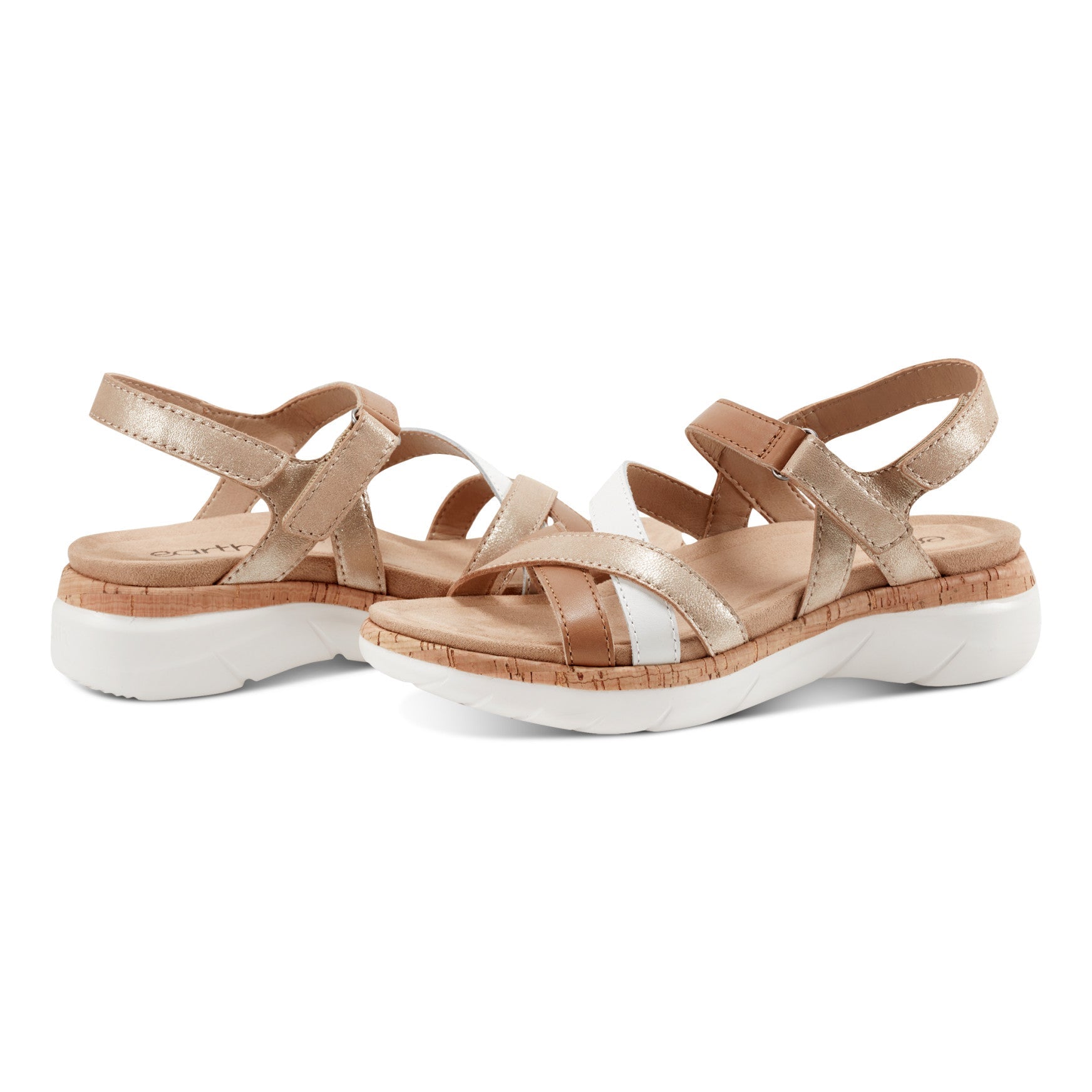 Earth Shoes Rosie Open Toe Strappy Flat Casual Sandals