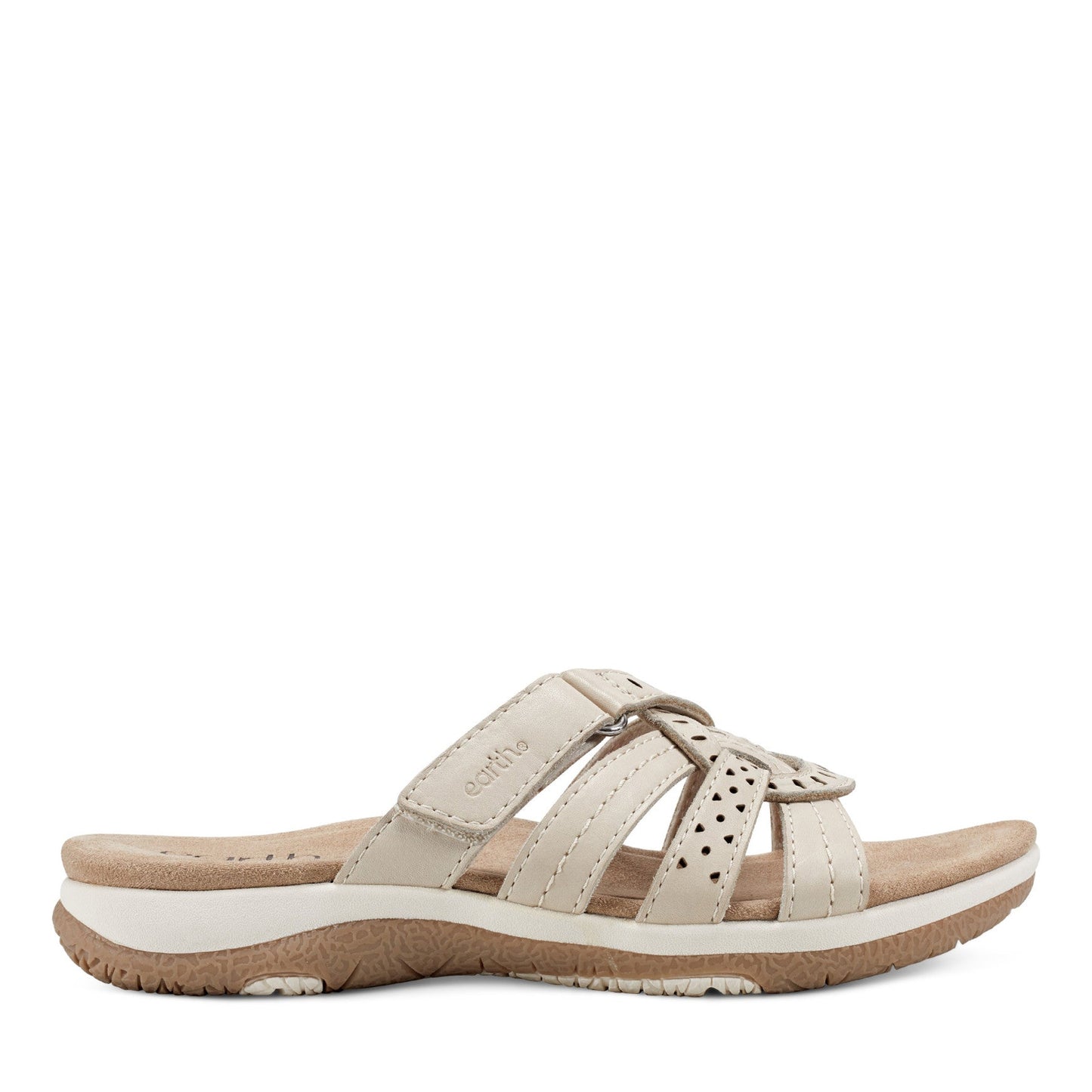 Earth Shoes Sassoni Strappy Casual Slip-On Flat Sandals