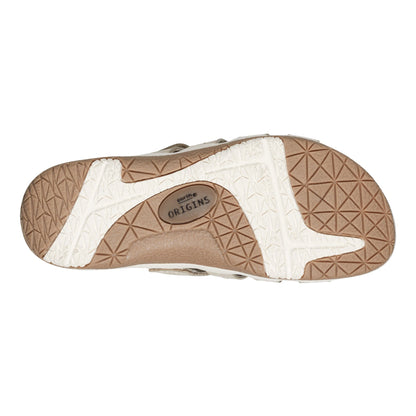 Earth Shoes Sassoni Strappy Casual Slip-On Flat Sandals