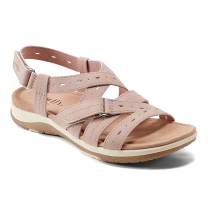 Earth Shoes Samsin Round Toe Strappy Casual Flat Sandals